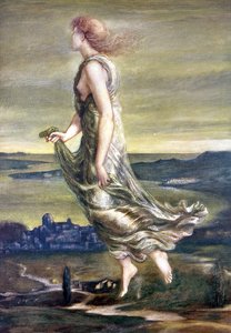 イブニングスター、1870（ガッシュ） 作： Edward Burne Jones